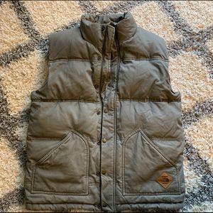 The North Face Flannel Lined 550 Down Vest. Men M